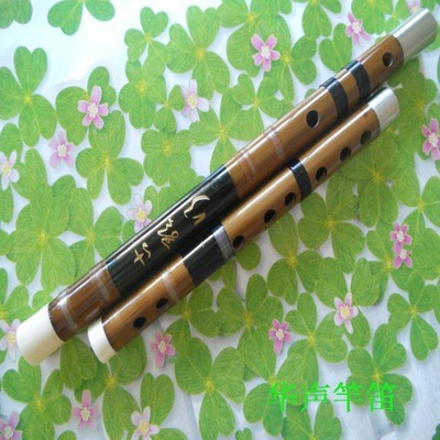 高档真白骨双接白铜二节竹笛 传统工艺与现代美学的完美融合